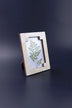 Tectura Bone Inlay Photo Frame in Architectural Cream — close-up view, G Decor