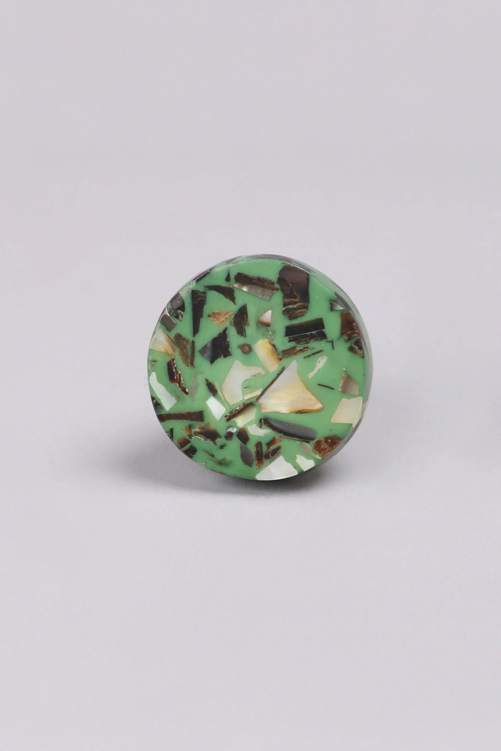 Terrazzo Marble Effect Barcelona Cabinet Knob — lifestyle view, G Decor