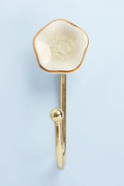 Tiffity Ceramic Wall Hook, Crackle Glaze — lifestyle view, G Decor