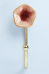 Tiffity Ceramic Wall Hook, Crackle Glaze — close-up view, G Decor
