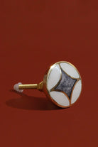 Toledo Mother of Pearl Gold Brass Pull Knobs - G Decor