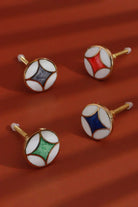 Toledo Mother of Pearl Gold Brass Pull Knobs - G Decor