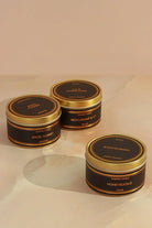 Tranquessence Scented Tin Candle in Black and Gold — view 5, G Decor