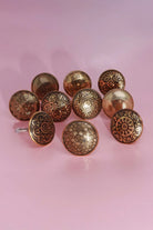 Versailles Vintage Polished Brass Cabinet Knob — close-up view, G Decor