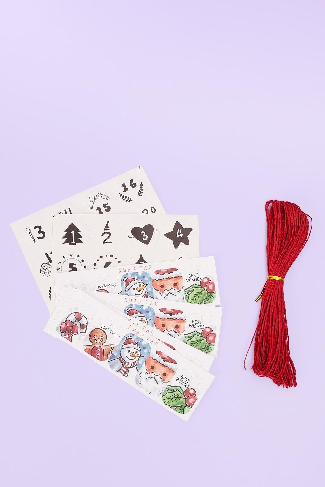 Village Countdown, Foldable Card Houses Advent Calendar - G Decor