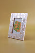 Vivianne Mother of Pearl Photo Frame in Opaline — alternate view, G Decor