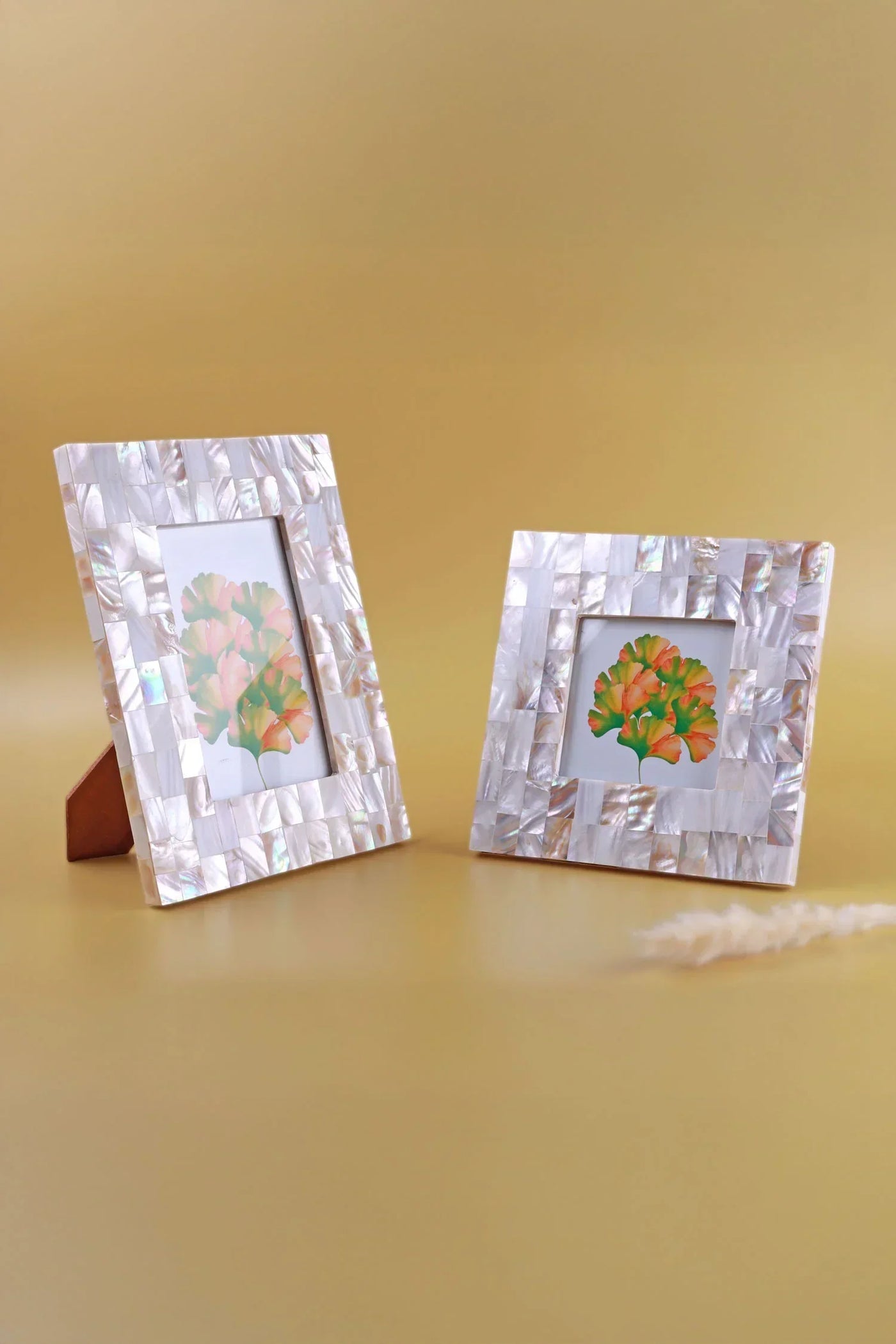 Vivianne Mother of Pearl Photo Frame in Opaline