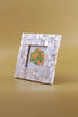 Vivianne Mother of Pearl Photo Frame in Opaline — close-up view, G Decor