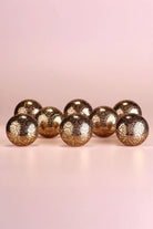 Mughal Floral Engraved Brass Cabinet Knobs Set of 8 — lifestyle view, G Decor