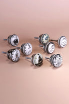 Continental Atelier European Archive Ceramic Cabinet Knobs Set of 8 — view 5, G Decor