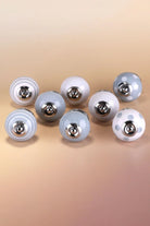 Quiet Living Hand-Painted Ceramic Cabinet Knobs Set of 8 — lifestyle view, G Decor