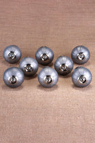Silver Bloom Grey Hand-Painted Ceramic Cabinet Knobs Set of 8 — view 6, G Decor