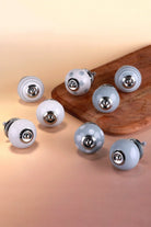 Quiet Living Hand-Painted Ceramic Cabinet Knobs Set of 8 — G Decor