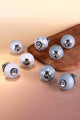 Set of 8 Quiet Living Selection Handcrafted & Hand-Painted Ceramic Door Knobs
