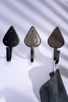 Traditional Teardrop Forged Wall Coat Hook — alternate view, G Decor