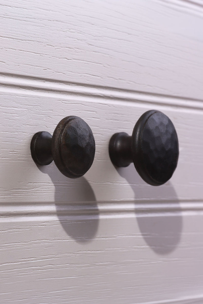 Hand Forged Hammered Beaten Cupboard Door Knob