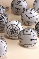 Time Clockmaker Collection Ceramic Cabinet Knobs Set of 10 — alternate view, G Decor