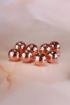 Verona Hand-Hammered Copper Cabinet Knobs Set of 8 — view 5, G Decor