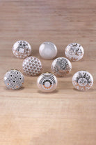 Royal Gold Queen's Grace Ceramic Cabinet Knobs Set of 8 — alternate view, G Decor