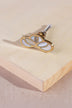 Papillon Royale Mother of Pearl and Brass Cabinet Pull Handle