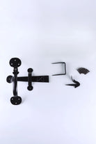 Coinbase Hand-Forged Suffolk Thumb Latch in Black Finish — G Decor