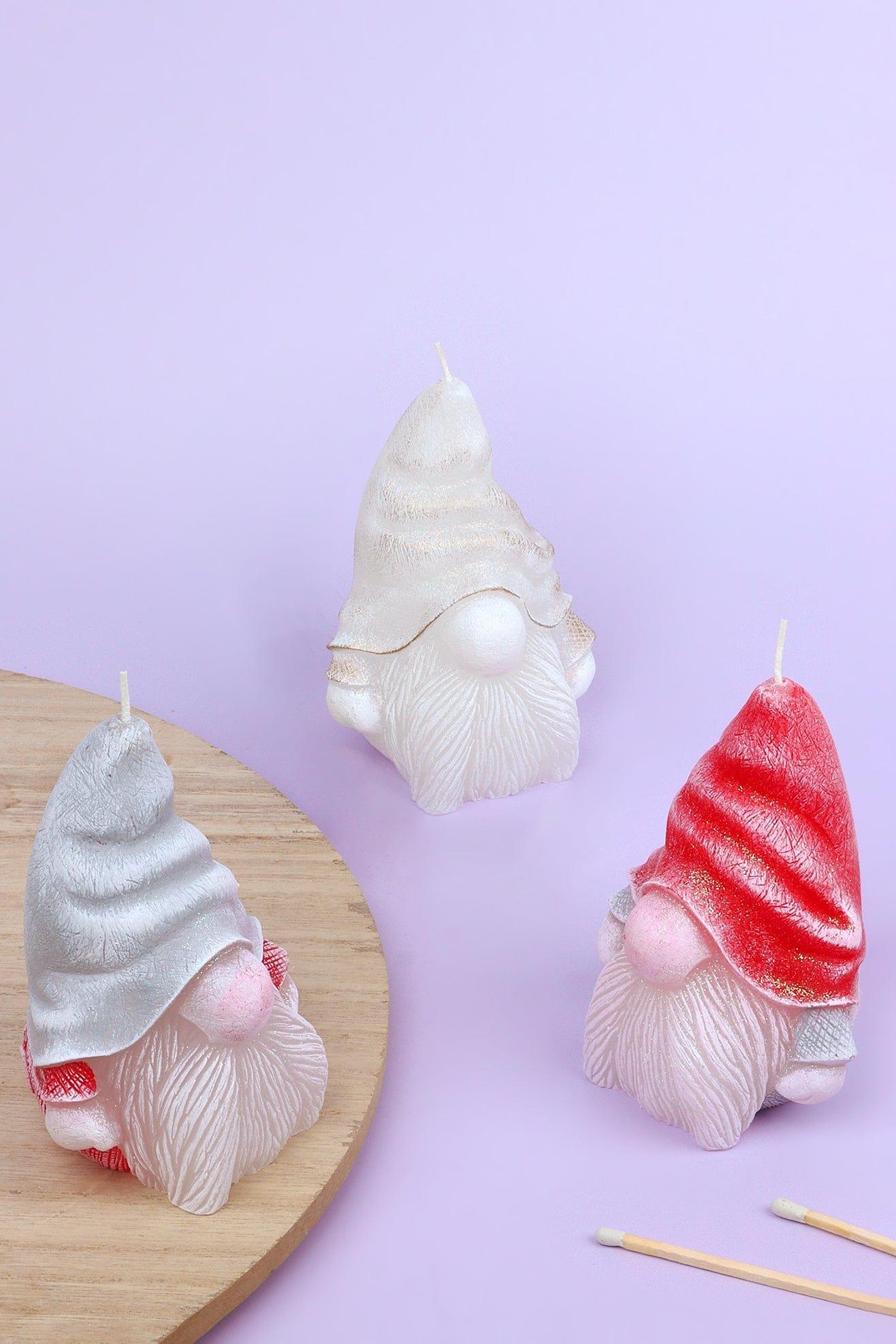 G Decor Candles & Candle Holders Whimsical Gnome Christmas Candle