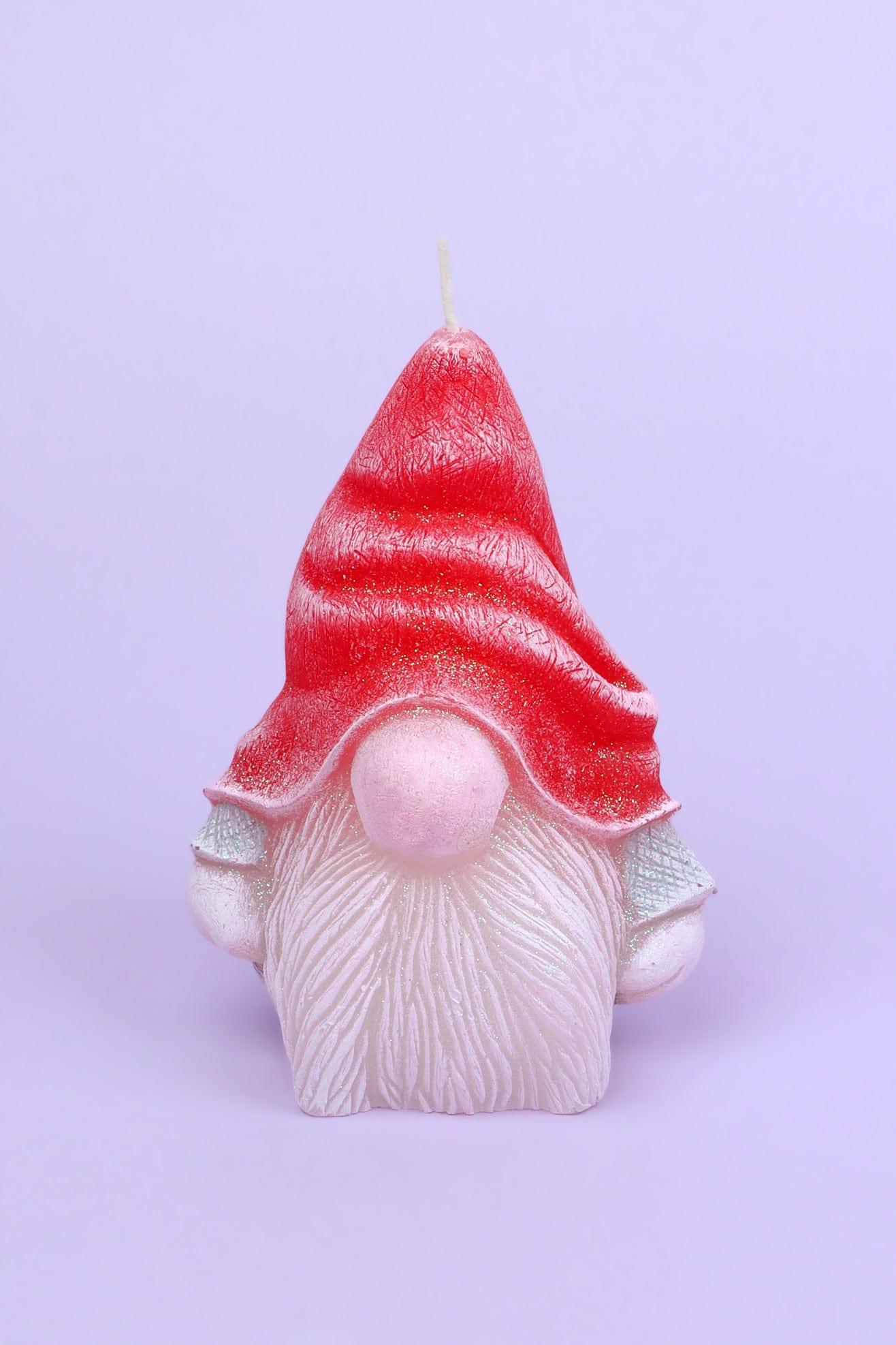G Decor Candles & Candle Holders Red Whimsical Gnome Christmas Candle