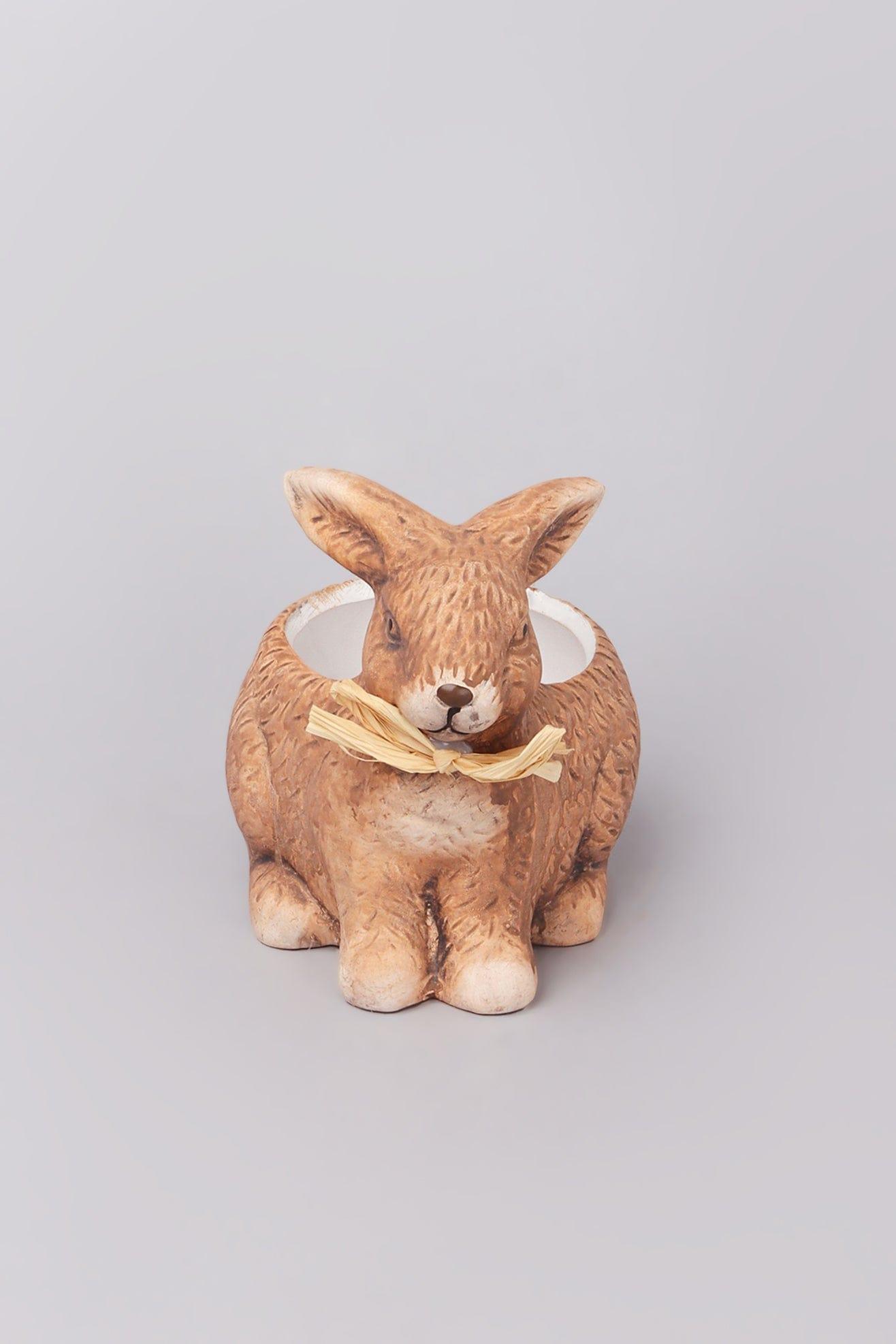 Wild Ceramic Bunny Planter - G Decor