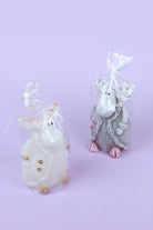 G Decor Candles & Candle Holders Winter Wonderland Reindeer Candle in Overcoat