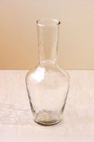 Yaki Hammered Glass Tumblers or Jug Set of 4 — close-up view, G Decor