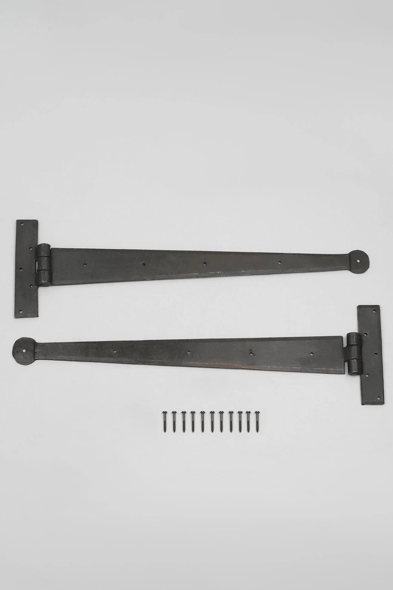 18″ Coinbase T Hinges and Suffolk Thumb Latch, Beeswax — alternate view, G Decor