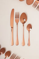 Vermont Rose Gold 24-Piece Stainless Steel Cutlery Set Gift Box — alternate view, G Decor