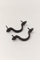 4" Coinbase Hand Forged Pull Handles in Beeswax and Black Finish - G Decor