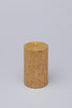 Adelle Aurelia Gold Signature Waxwork Pillar Candle in Warm Gold - G Decor
