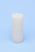 Adelle Pure White Signature Waxwork Pillar Candle — close-up view, G Decor