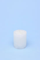 Adelle Pure White Signature Waxwork Pillar Candle in Soft Matte Finish - G Decor