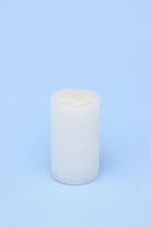 Adelle Pure White Signature Waxwork Pillar Candle — lifestyle view, G Decor
