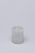 Adelle Silver Veil Signature Waxwork Pillar Candle in Frosted Grey — view 6, G Decor