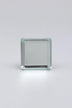 Alma Crystal-Clear Mirrored Glass Cabinet Knob — close-up view, G Decor