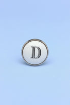 Personalised Alphabet Monogram White Ceramic Cabinet Knob — view 5, G Decor