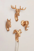 Animal Bronze Gold Wildlife Wall Coat Hook — G Decor