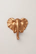 Animal Bronze Gold Wildlife Wall Coat Hook — close-up view, G Decor