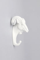 Animal White Wildlife Wall Coat Hook — alternate view, G Decor