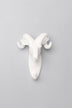 Animal White Wildlife Wall Coat Hook — close-up view, G Decor