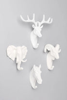 Animal White Wildlife Wall Coat Hook — view 7, G Decor