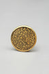 Antique Brass Honeywax Round Cabinet Pull Knob — lifestyle view, G Decor