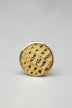 Antique Brass Honeywax Round Cabinet Pull Knob — close-up view, G Decor