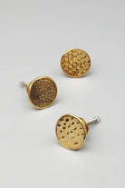 Antique Brass Honeywax Round Cabinet Pull Knob — alternate view, G Decor