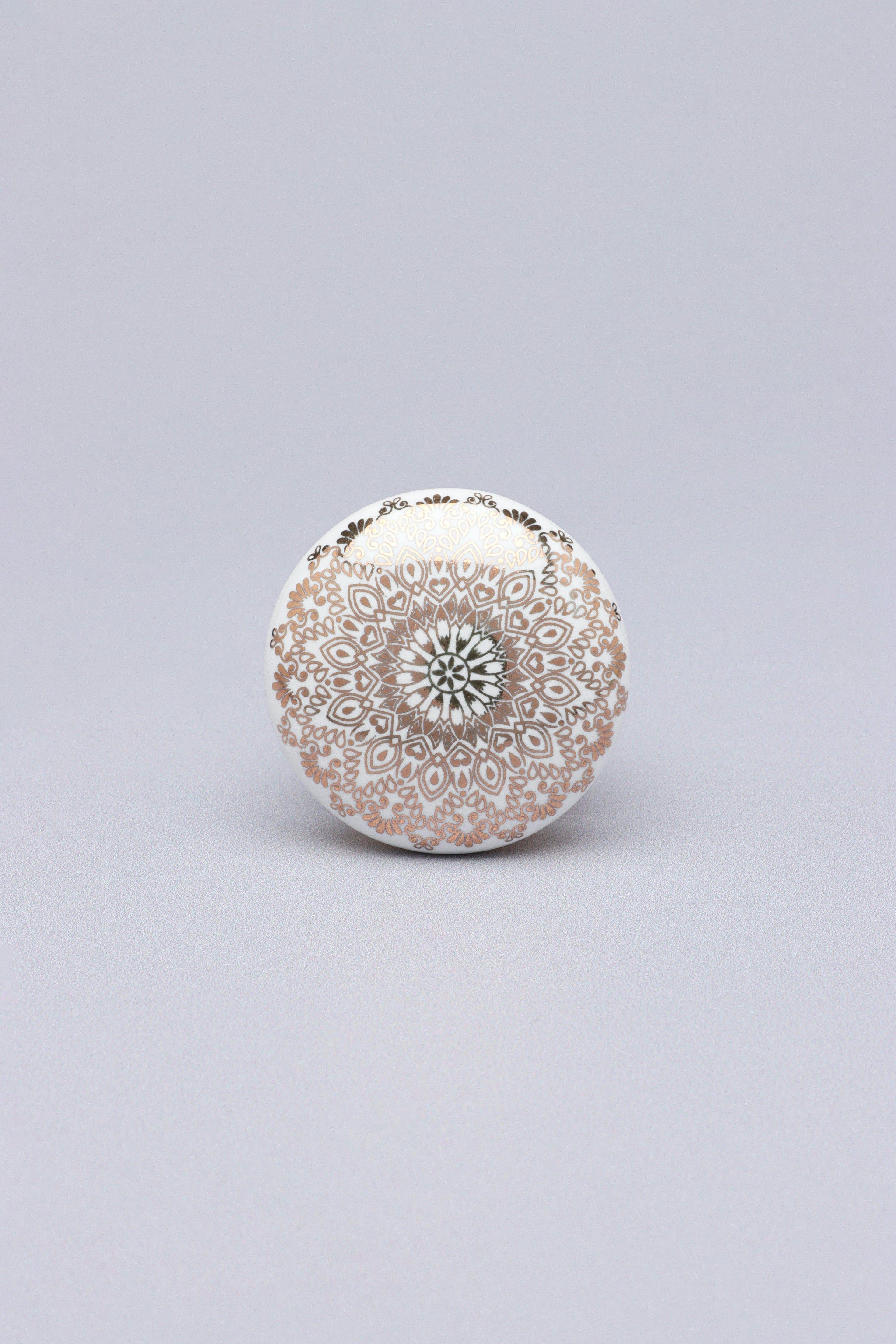 Aristocracy Gold Elegant Ceramic Door Knob - G Decor