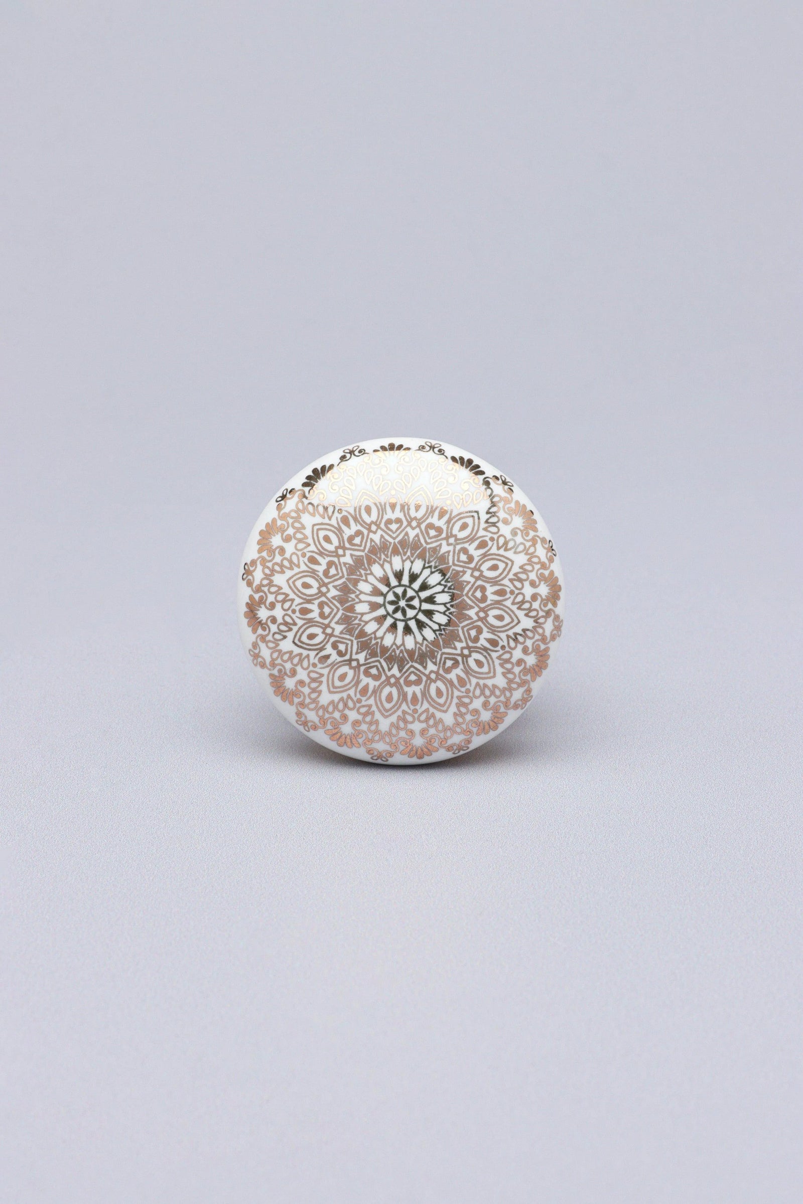 Aristocracy Gold Elegant Ceramic Cabinet Knob — alternate view, G Decor